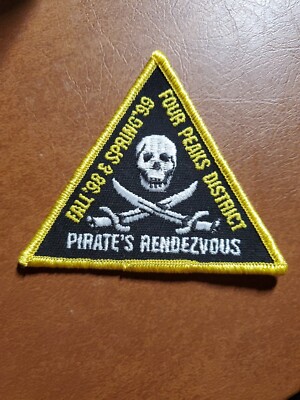 Fall 98  & Spring 99  Four Peaks District - Pirates Rendezvous Patch - BSA