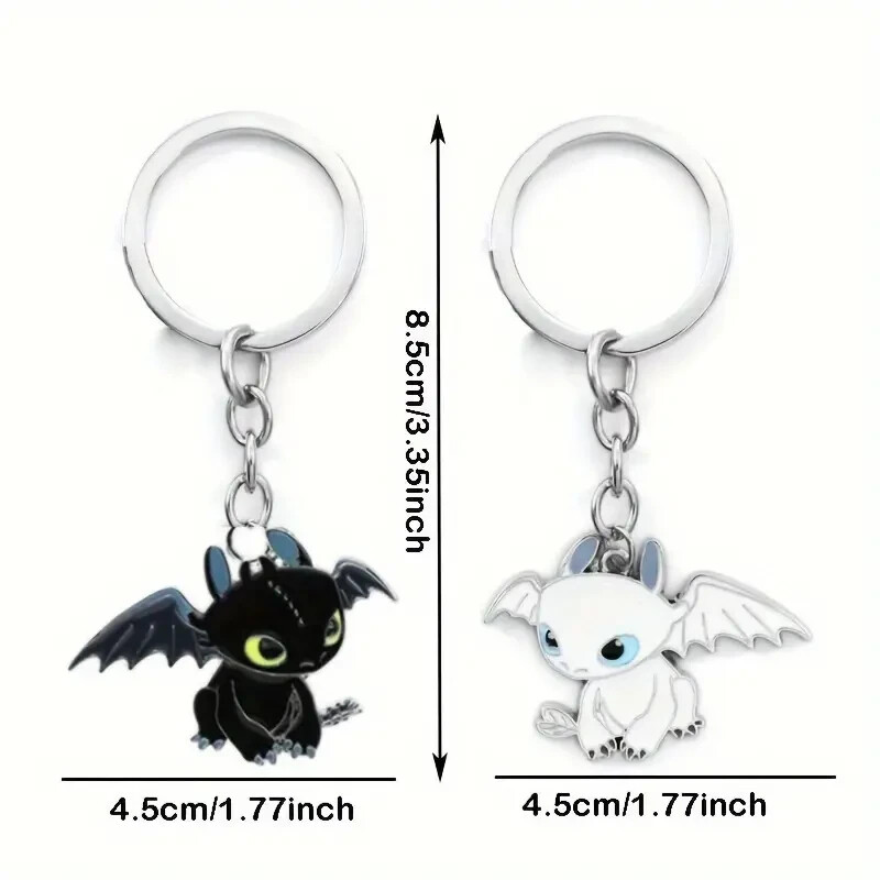 How to Train Your Dragon Toothless Night Fury Keychain Keyring Pendant