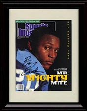 8x10 Framed Barry Sanders - Detroit Lions SI Autograph Promo Print - Mr. Mighty