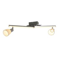 Deckenleuchte Deckenlampe Esszimmerleuchte Chrom 2 Flammig Verstellbar Led