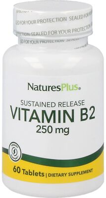 Natures Plus Vitamin B2 250 mg- 60 Tabletten (703,71 EUR/kg)