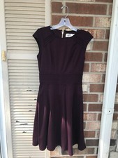 Eliza J Burgundy Dress STRETCH SIZE 6