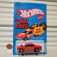 Mattel Hot Wheels 1981 #5179 55 Chevy Nu in Excellent Bubble Pack HONG KONG