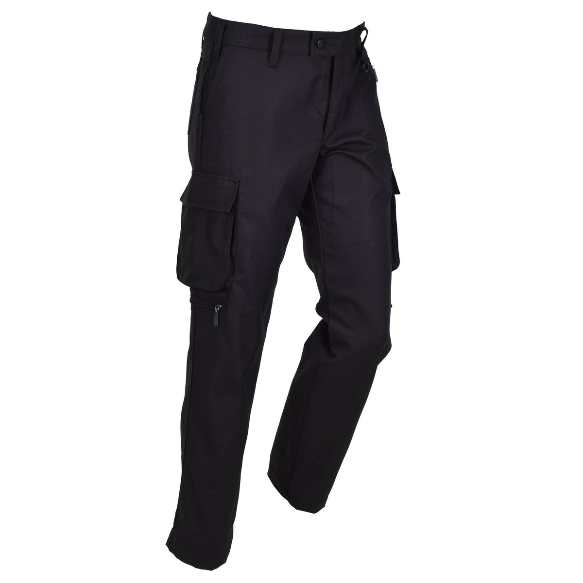 スーツ marka DANISH ARMY TROUSERS Original Denmark Military black work pants D-ring trousers