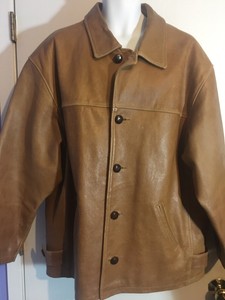 leather ranch coat