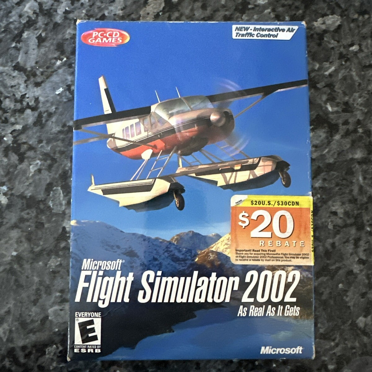 Microsoft FLIGHT SIMULATOR 2002 - As Real As It Gets PC - CD Games