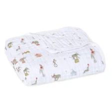 New Aden & Anais Essentials Cotton Muslin Elephant Circus Dream Blanket