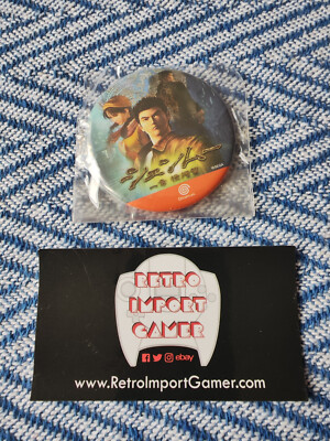 Ultra Rare Original Shenmue Vintage Dreamcast Badge Tokyo Game Show