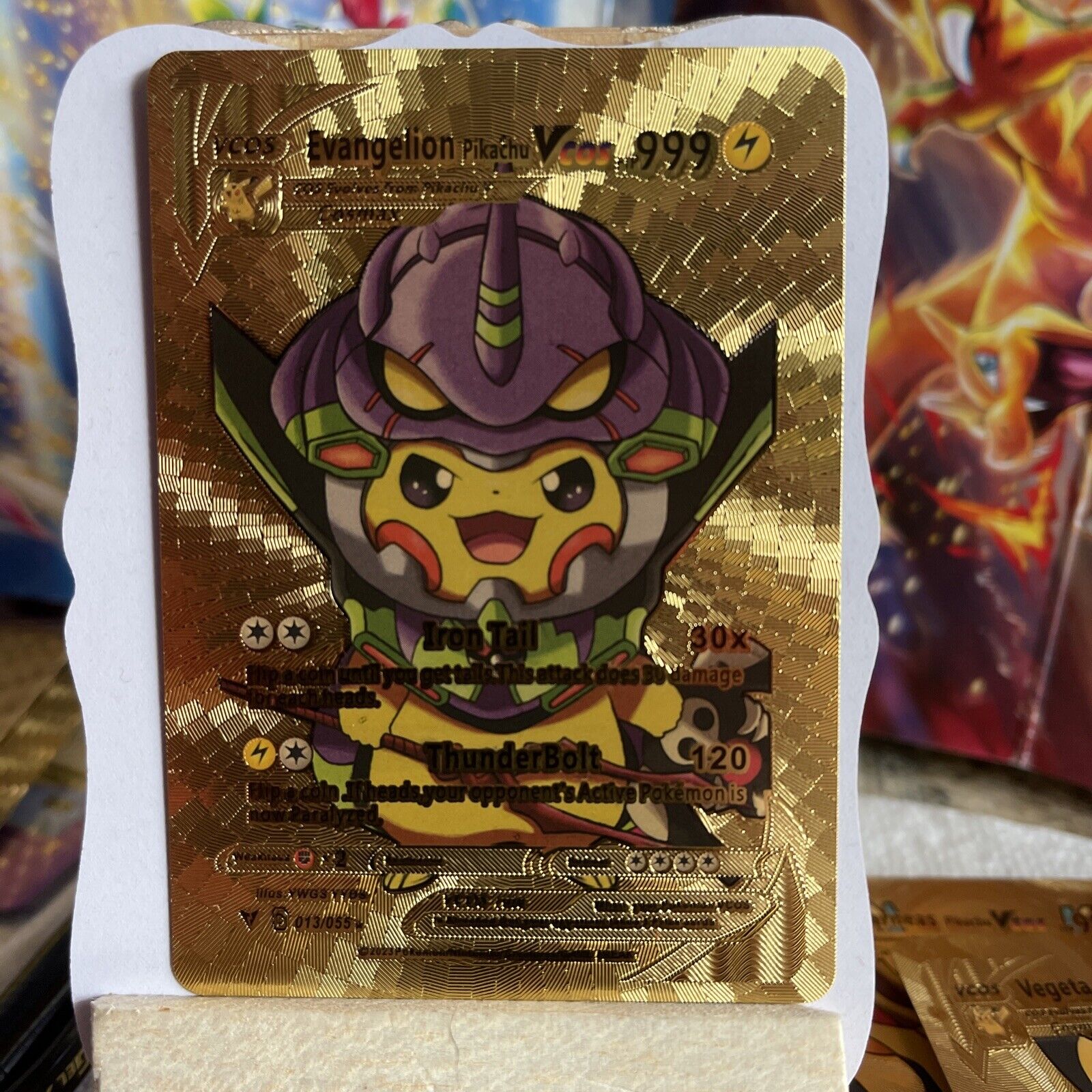 Mimikyu 029/055 Pokemon Pikachu Cosplay VCOS Card Fan Art Gold