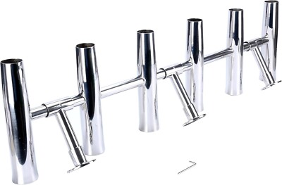 Tube 360 Degree Adjustable Stainless Steel Rocket Launcher Fishing Rod  Holder