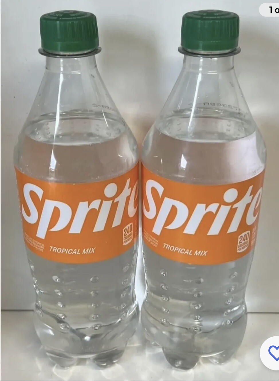 5 Sprite Tropical Mix Soda Drink 20oz. Bottles Rare Hora Homem