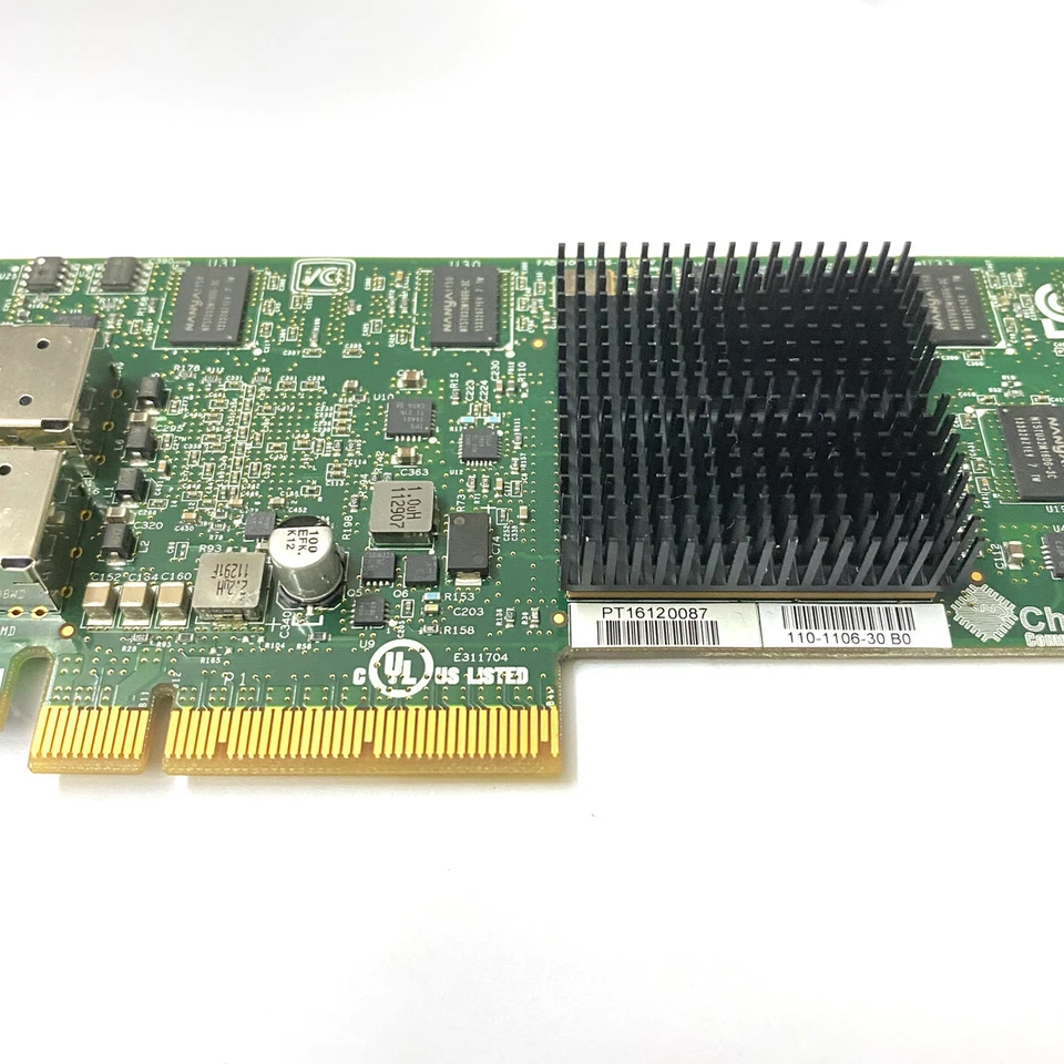 Chelsio 110-1106-30 Dual Port 10Gbps SFP+ PCI-E Network Adapter  - Image 4 of 4