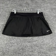 Nike Skirt Skort Womens Medium Black Lined Active Workout Tennis Golf Running