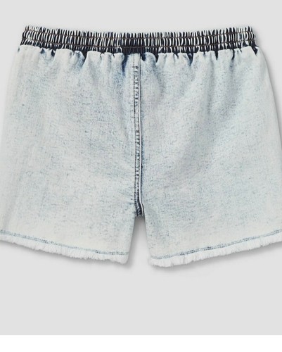 Girls Drawstring Denim Faded Shorts, Indigo Beach,Art Class Brand XXL(18) New - Picture 2 of 7