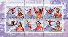Guinea-Bissau 2009 - Rhythmic Gymnastics Sports - Sheet of 6 Stamps - MNH