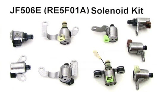 Conjunto de solenóide de transmissão JF506E 09A O9A 09B Volkswagen 9 peças - Imagem 3 de 4