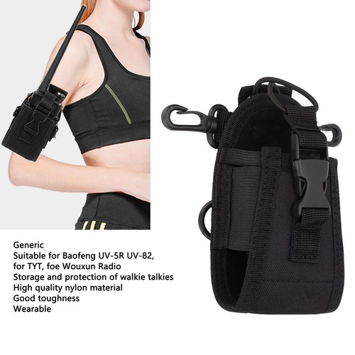 MSC-20E Walkie Talkie Uchwyt Nylon Ochronny Wielofunkcyjne 2-drożne radio P SAL - Zdjęcie 7 z 24