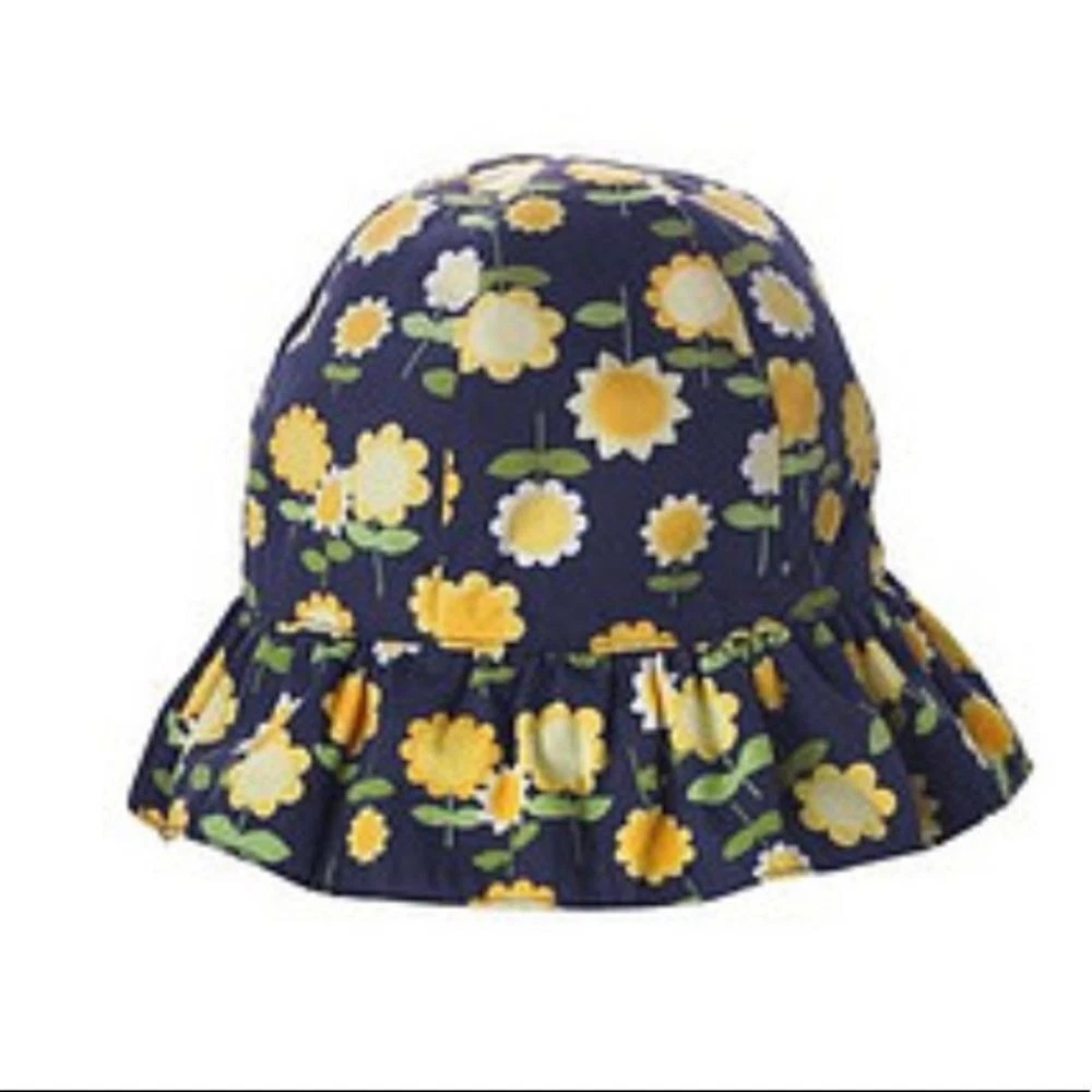 New Gymboree Sunny Days Ahead Baby Toddler Sun Hat Sz 18-14 mths Floral Print