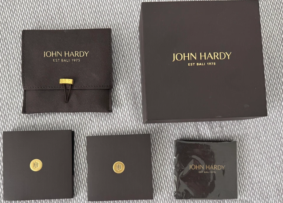 Brazalete Brazalete John Hardy Plata Esterlina Clásico Cadena 8MM $850 - Nuevo Foto 4 de 4