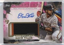 2023 Topps Inception Magenta /75 David Villar #IAP-DV Patch Auto 1ja4