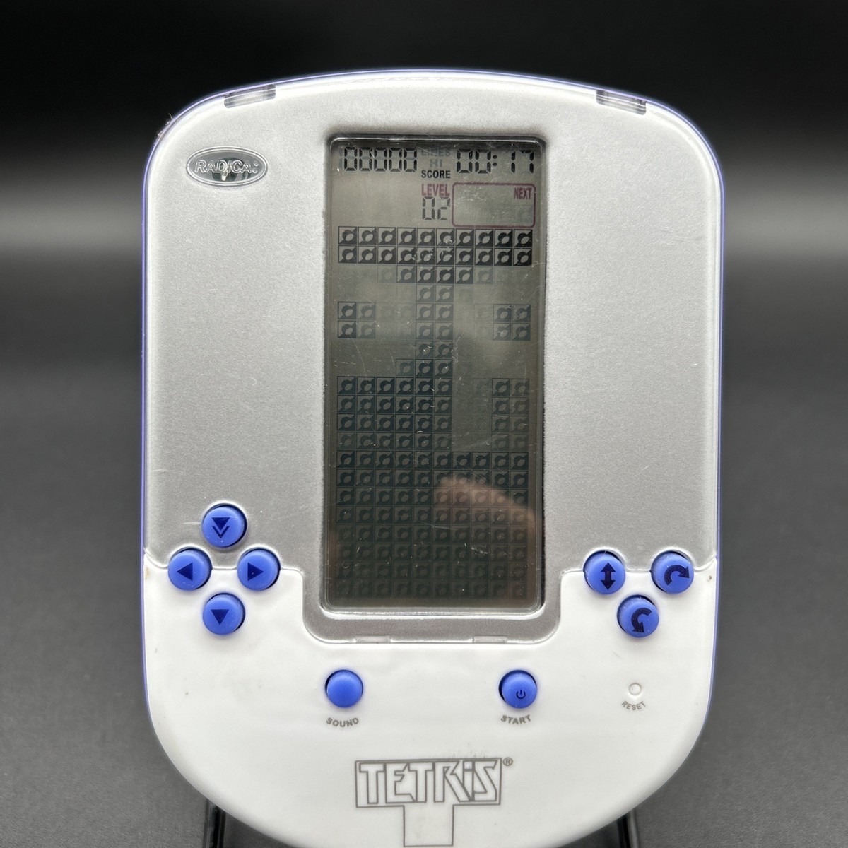 2008 Radica Big Screen Tetris Handheld Game by Mattel - Tested