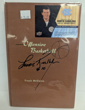 Offensive Basketball Book Frank McGuire Signed By Lennie Rosenbluth UNC Tarheels