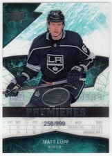 2018-19 Upper Deck Ice Premieres Acetate MATT LUFF 78 #/999 Los Angeles Kings RC