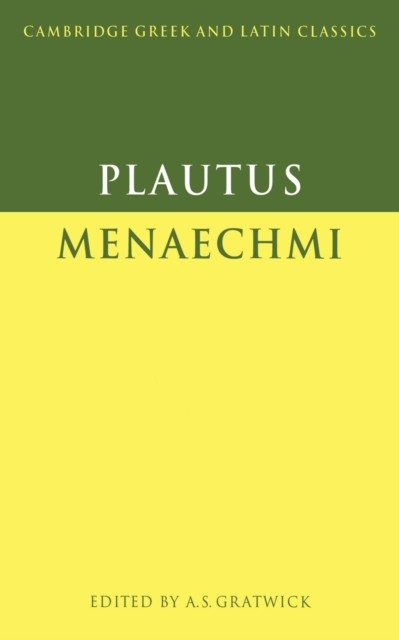 Plautus: Menaechmi Plautus Gratwick Paperback Cambridge University Press - Image 3