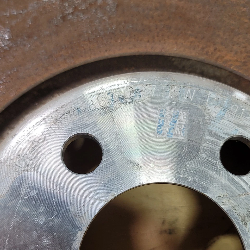 Juego de rotor de freno trasero BMW M850i G16 G12 G14 2017-2024 OEM 6887397 6887398 Foto 4 de 4