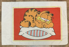 1978 Garfield Pillowcase Jim Davis United Feature Syndicate UFS Made in USA