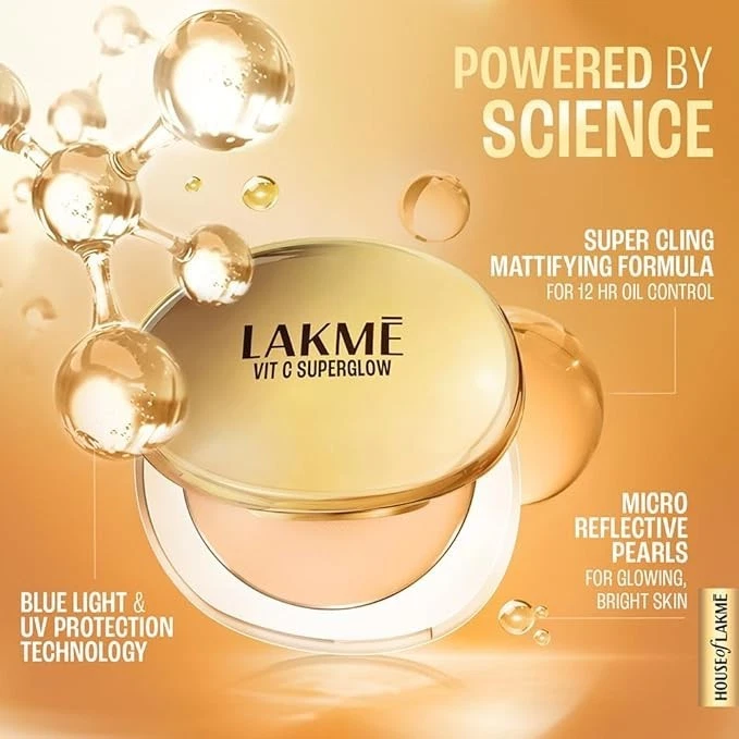 Lakme Superglow Vit C Compact Cinnamon30 8gm - Image 2 of 4