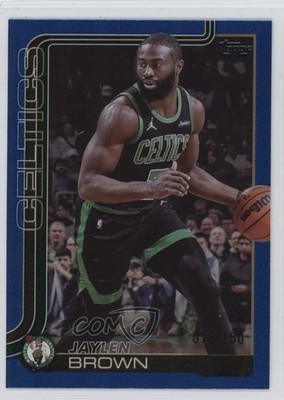 2025-26 Topps Blue Rainbow 75/150 Jaylen Brown #2 1sl4
