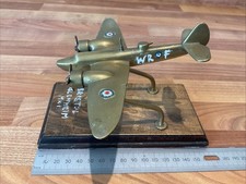 Vintage Trench art Bristol Blenheim Mk1 Brass Aeroplane Model