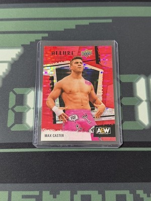 AEW Upper Deck Allure 2022 Max Caster Card #84 Red Rainbow Pulsar The Acclaimed 
