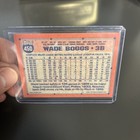1991 Topps Blank Front Error Wade Boggs 450 Boston Red Sox HOF