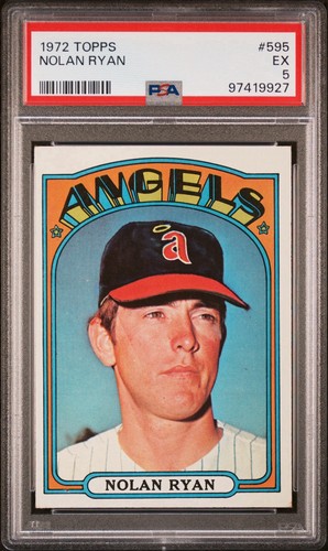 Nolan Ryan 1972 Topps PSA 5 Well Centered