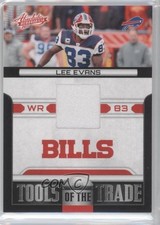 2011 Absolute Memorabilia Tools of the Trade Materials Red 75/250 Lee Evans 1f0