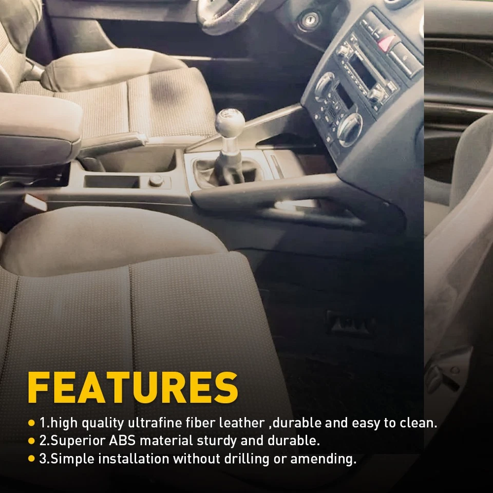 1X Apoyabrazos tapa consola central cuero beige apto para Audi A3 8P 2003-2012 8P0864245P Foto 3 de 4