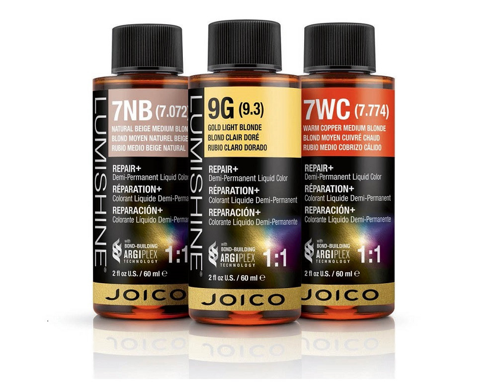 Восстанавливающая жидкость Joico LumiShine+ Полуперманентная жидкость Haarfarbe 60 мл / 8NC OVP NEU