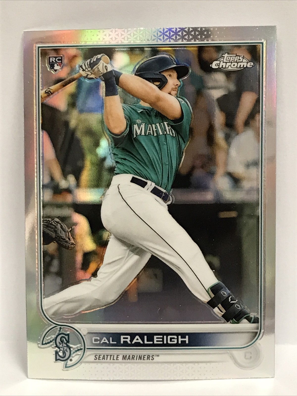 2022 TOPPS CHROME BASEBALL Cal Raleigh RC #149 REFRACTOR
