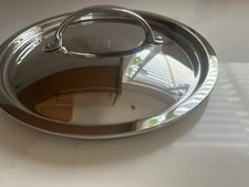 WILLIAM SONOMA HESTAN LID 11" STAINLESS STEEL NWOT