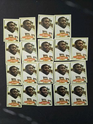 1980 Topps Football Art Shell #382 HOF Lot - 19 Cards