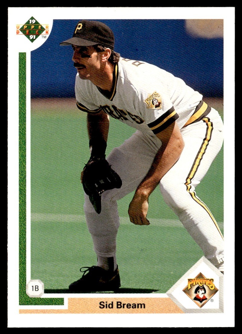 1991 Upper Deck Sid Bream Pittsburgh Pirates #109