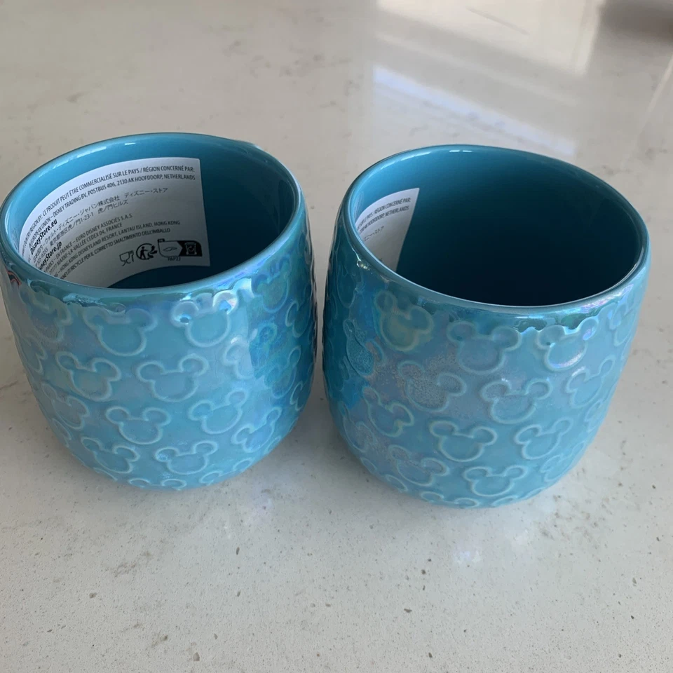   2-Новый Disney Parks Микки Маус поднятый значок бирюзовый Aqua переливающийся 16 унций кружка - Изображение 3 из 4