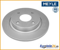 2 St. Bremsscheibe Meyle 7155230033/PD Hinterachse FüR Ford