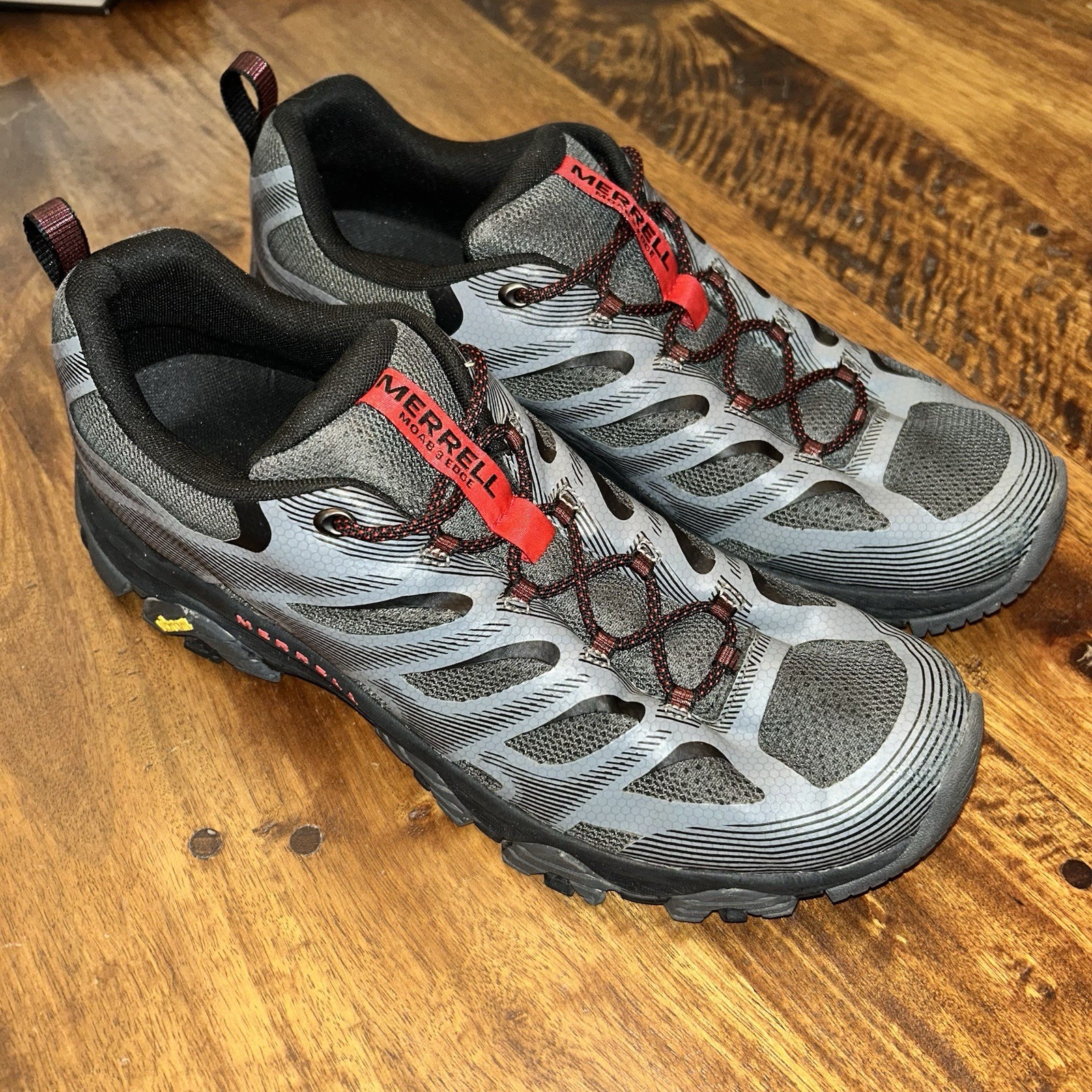 Scarpe da trekking Merrell MOAB 3 bordi grigio granito suole Vibram J035901 uomo 14
