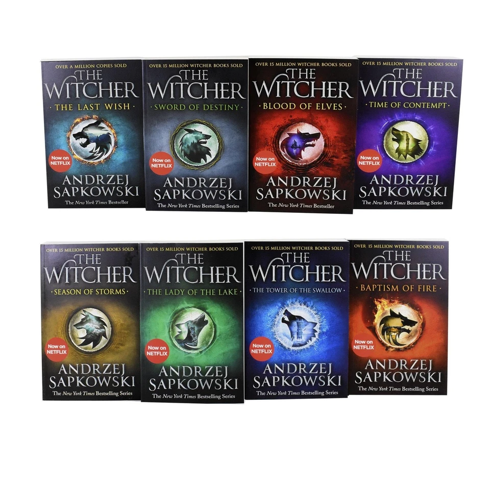 Witcher Complete Series By Andrzej Sapkowski 8 Books Box Set - Fiction - PB - Image 3 of 4