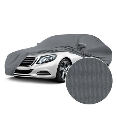 For Dodge Dynasty 88-93 Satin Stretch Indoor Metallic Gray Custom Car Cover