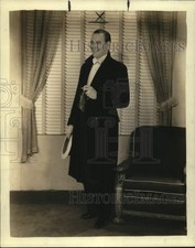 1940 Press Photo Jimmy Wilson, Master of Ceremonies from WWL-TV, New Orleans