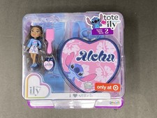 Disney ILY 4Ever tote teenies I Love Stitch Mini Doll Purse NEW HAWAII ALOHA